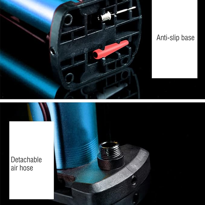Bike Floor Pump – High Pressure, Lightweight & Portable Bicycle Tire Air Pump