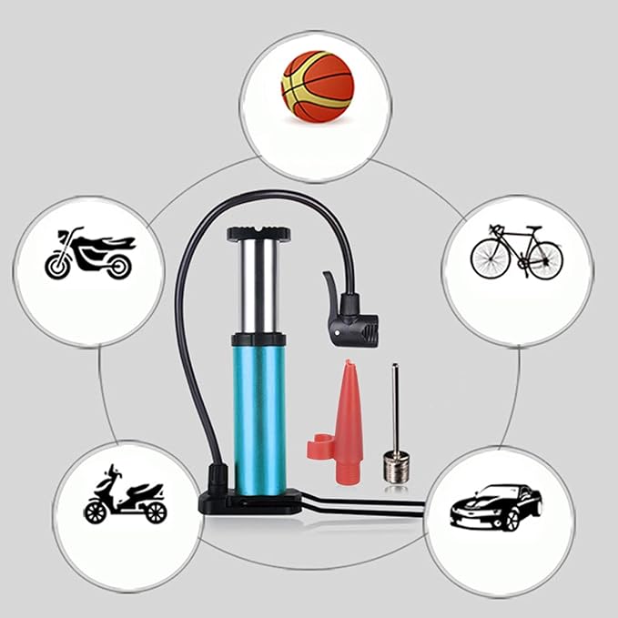 Bike Floor Pump – High Pressure, Lightweight & Portable Bicycle Tire Air Pump